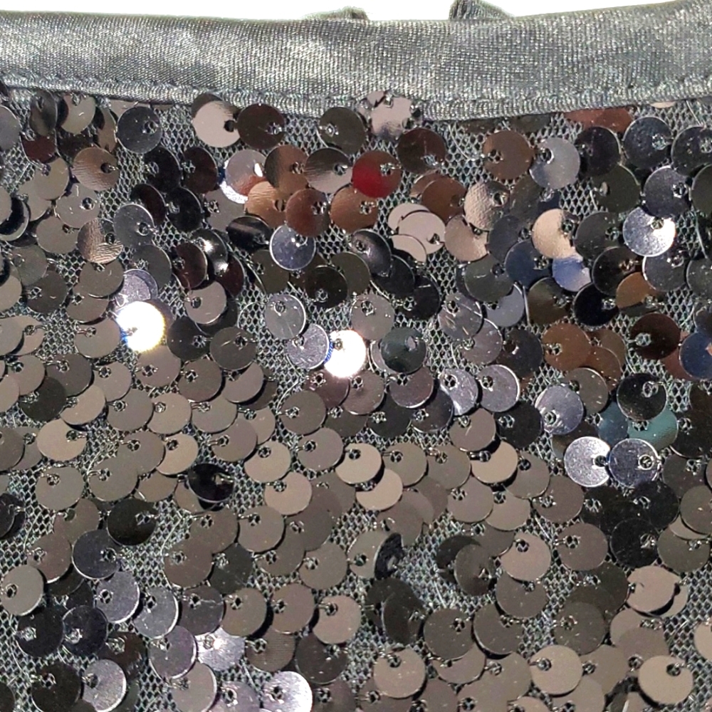 CARMEN Carmen Marc Valvo Black Sequin MIDI Skirt 4 NWOT - Picture 2 of 10